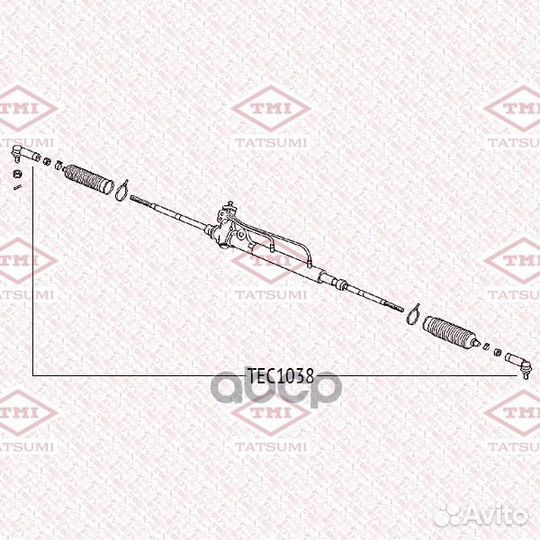 Наконечник р/т nissan almera N16 00- лев/прав