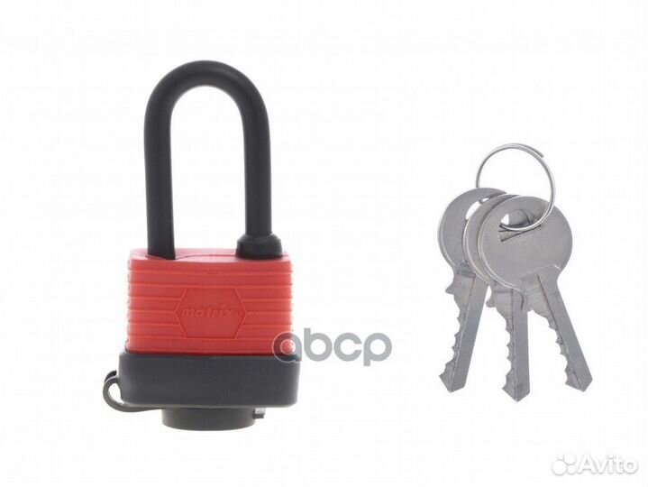 Замок навесной всепогодный, 40 мм, удлиненная д