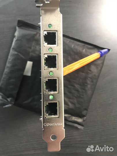Плата OpenVox A400P c модулями