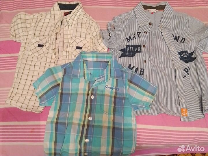 Рубашка для мальчика 110