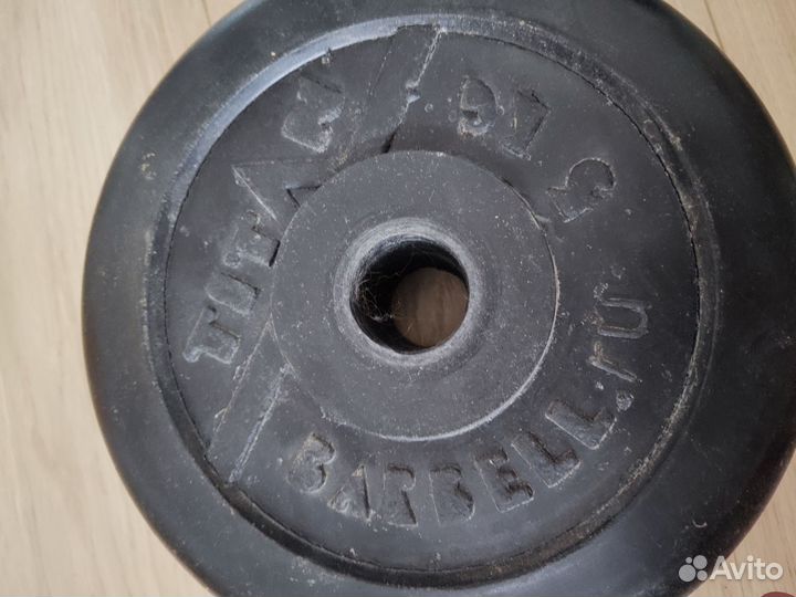 Гантели разборные 10 кг 2 штуки