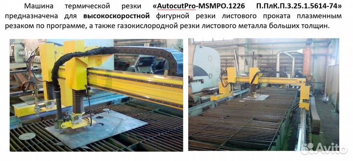 Машина термической резки «AutocutPro-msmpo.1226 П