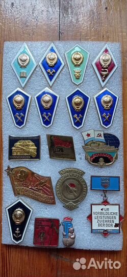 Значки тяжёлый металл гто СССР