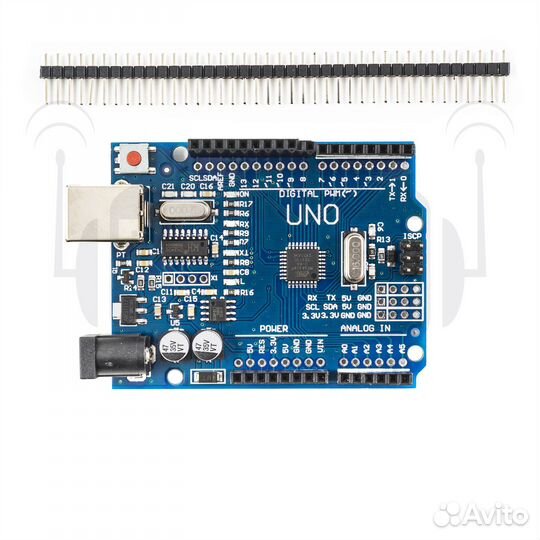 Плата UNO R3 SMD (Arduino-совместимая)