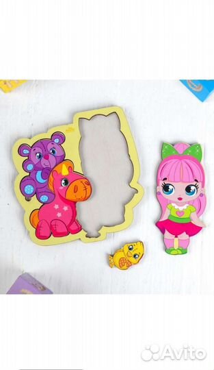 Головоломка деревянная с 2 лет