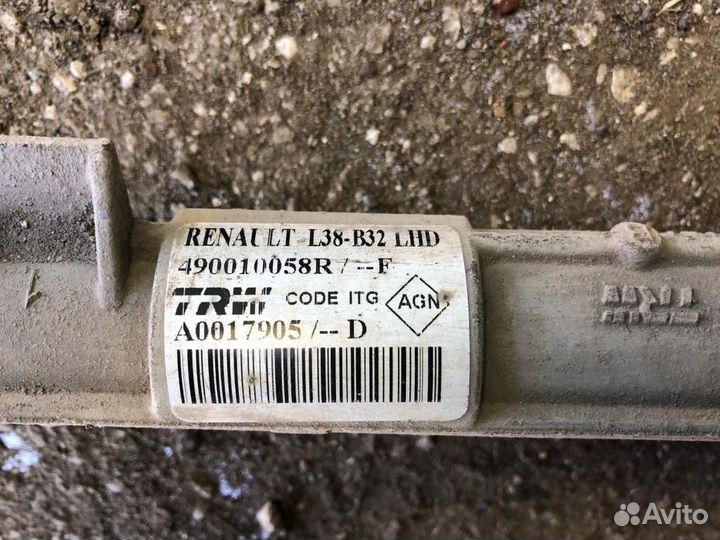 Рулевая рейка Renault Fluence 2011-2017