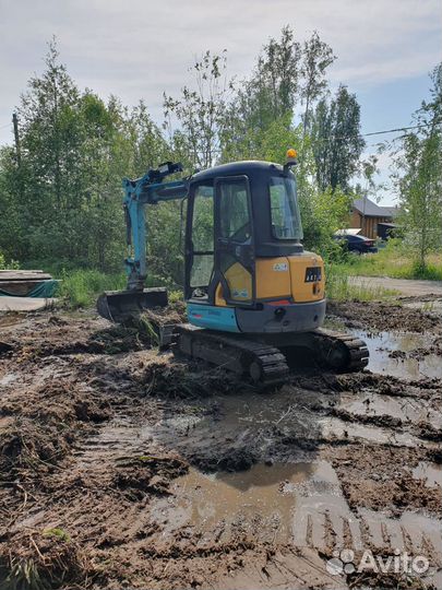 Копка траншей, планировка участков