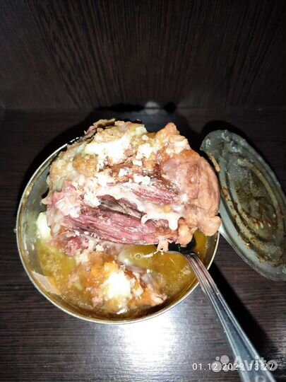 Тушёнка говяжья, говядина тушёная