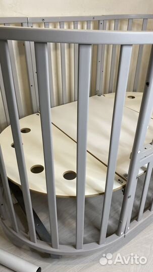 Детская кроватка трансформер 9 в 1 с матрасом