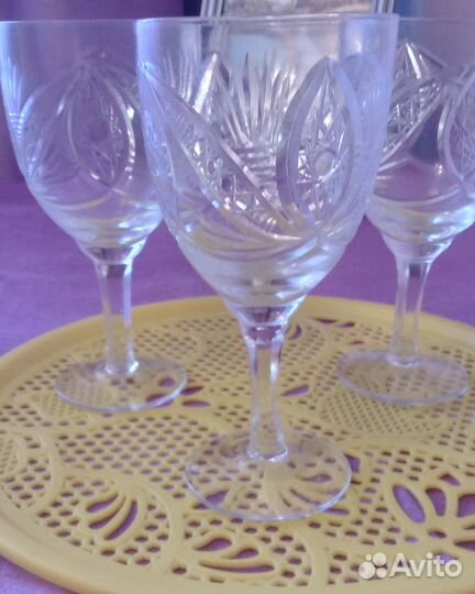 Фужеры хрустальные СССР
