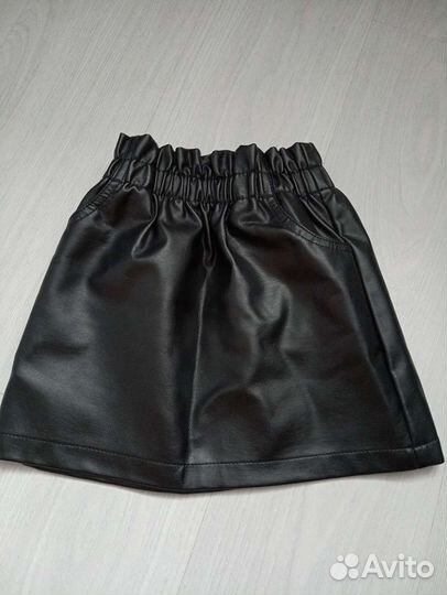 Кожаная юбка