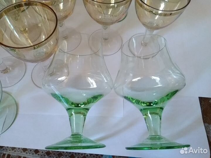 Подсвечник,штофы, фужеры СССР