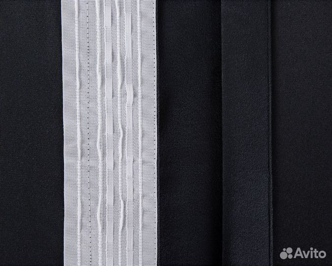 Шторы бархат Беллиссимо черный