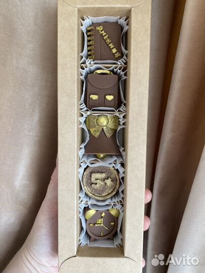 Шоколад ручной работы на посл. звонок и выпускной