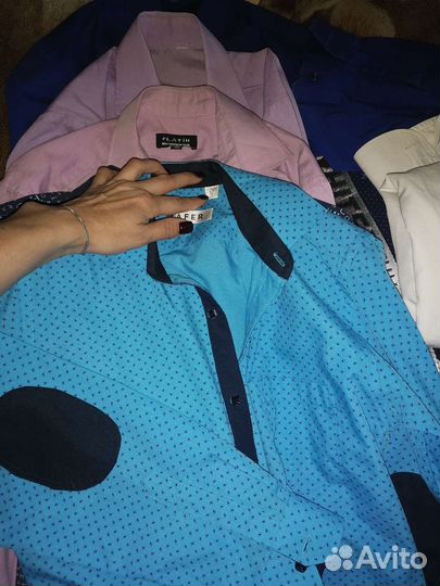 Рубашки на мальчика 134 140 7шт