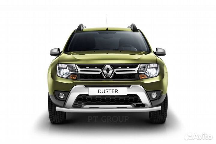 Защита переднего бампера renault Duster / Terrano