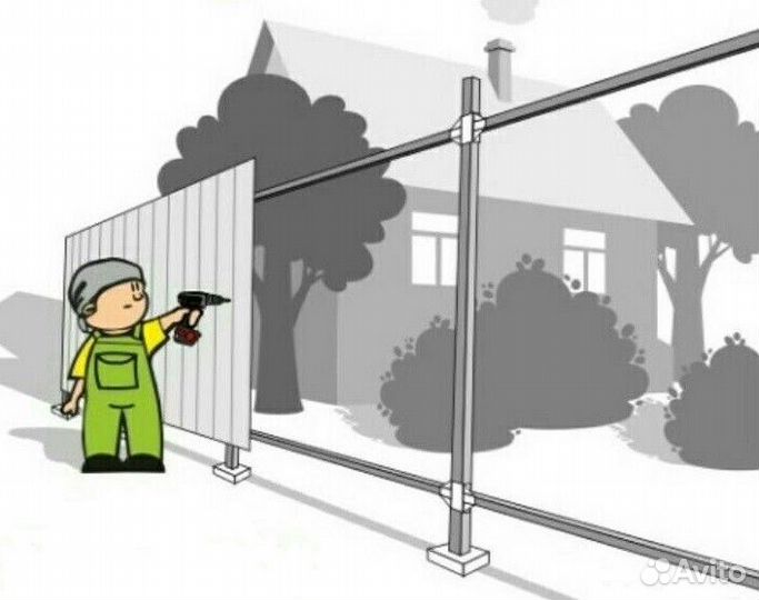 Бригада на установку ворот и заборов