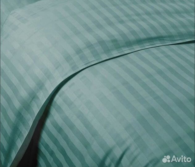 Постельное белье страйп сатин как в отеле