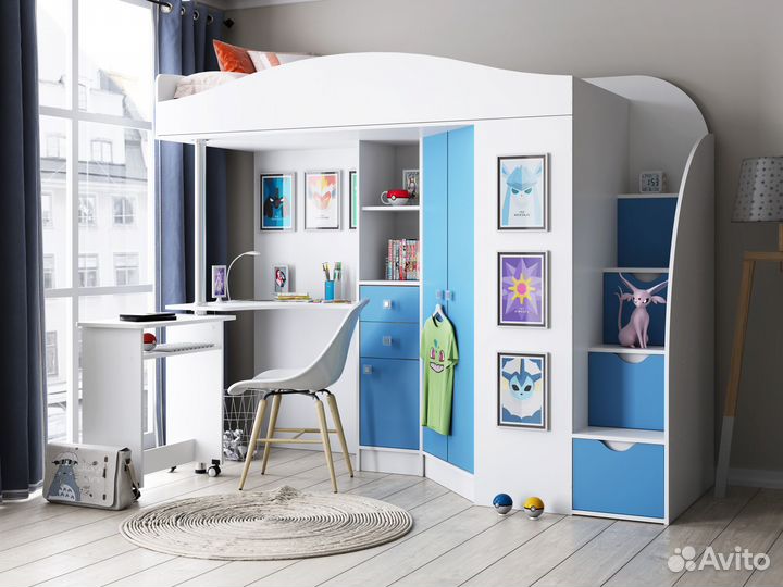 Детская кровать-чердак