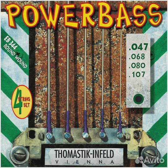 Струны для бас-гитары Thomastik EB344 Power Bass