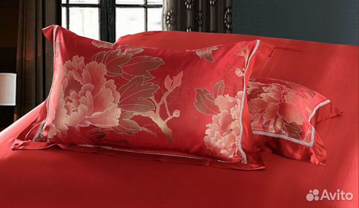 Комплект постельного белья из шёлка Евро+ 28 мм