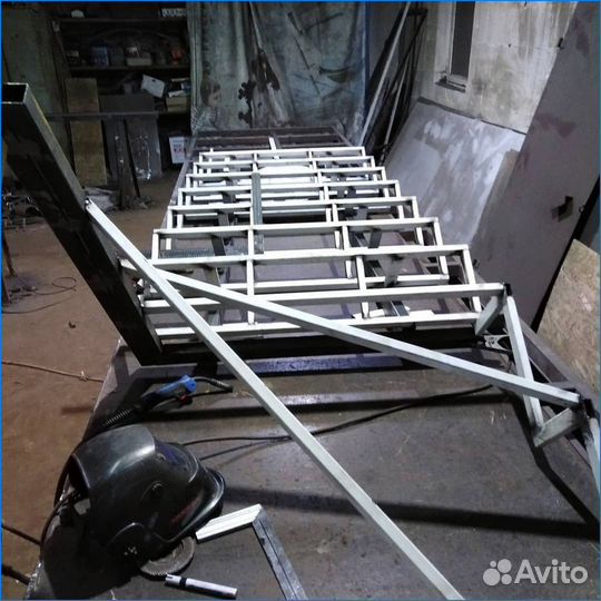 Лестница из металла металлокаркас лестницы