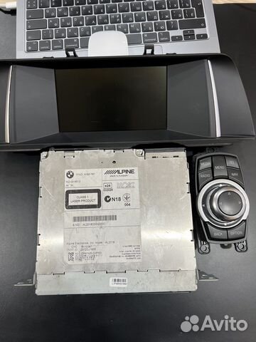 Монитор с головой и джойстиком BMW F10 рестайлинг