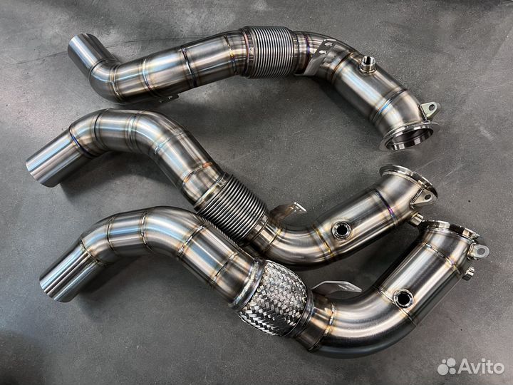 Даунпайпы X5M X6M F95 F96 E70 E71