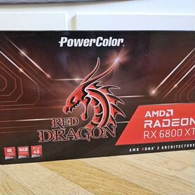 Видеокарта Powercolor Red Dragon AMD RX6800XT 16gb