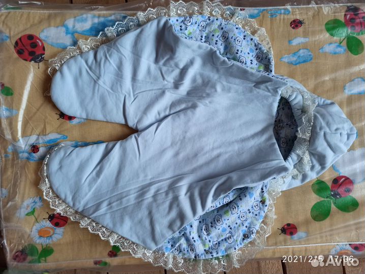 Конверт на выписку, для прогулок для мальчика