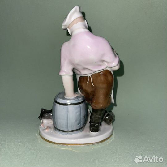 Статуэтка «Кот и повар»