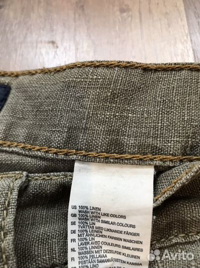 Брюки из льна H&M