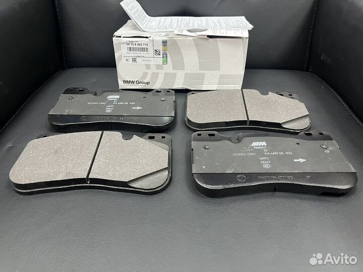 Колодки тормозные передние 34108093715 BMW