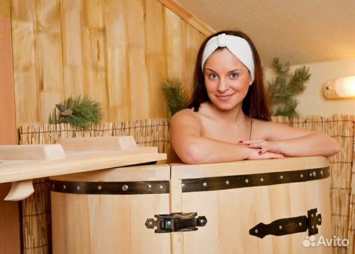 Фито сауна- кедровая бочка