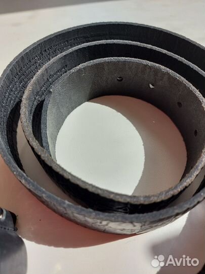 Ремень с молитвой, пряжка крест