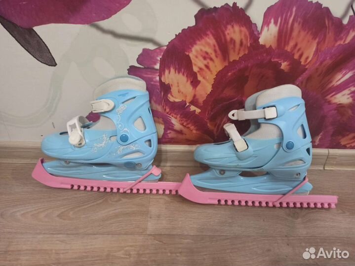 Коньки раздвижные 34-37 Nordway Click-girl