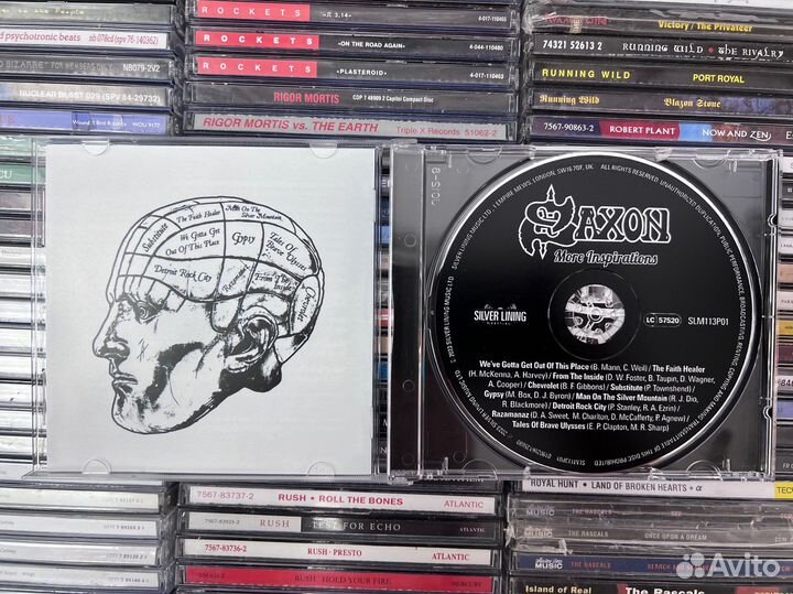 Музыкальные cd диски Saxon 2023