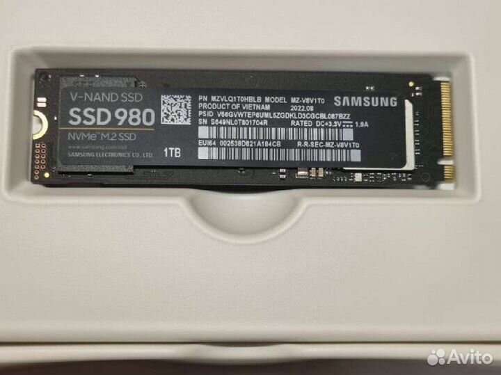 Ssd samsung 980 1tb