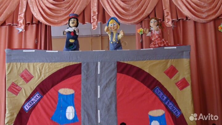 Куклы,декорации,костюмы-два кукольных спектакля