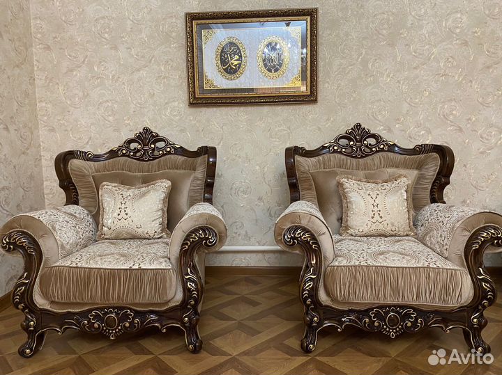 Диван с креслами бу