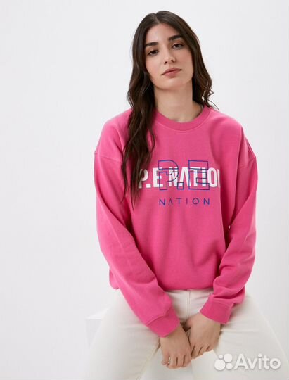 Свитшот ярко-розовый 40/42