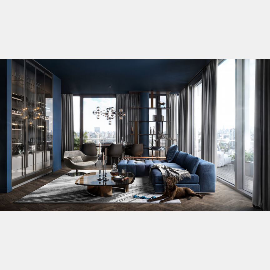 2-к. квартира, 140,6 м², 10/18 эт.