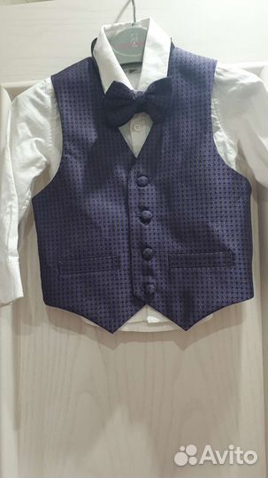 Праздничная одежда на мальчика жилеты костюм рубаш