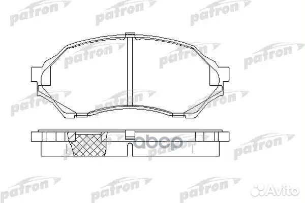 PBP1455 Колодки тормозные дисковые передн mazda
