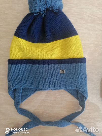 Шапки демисезонные для мальчика 3-4года