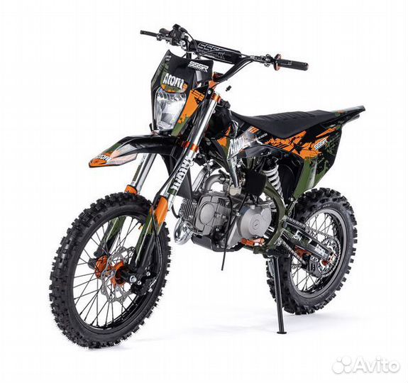 Питбайк sssr atom ION 125 Green Khaki