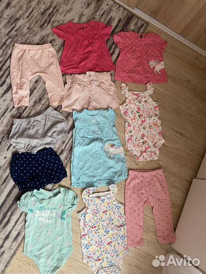 Боди платья одежда для детей с рождения до 3 лет