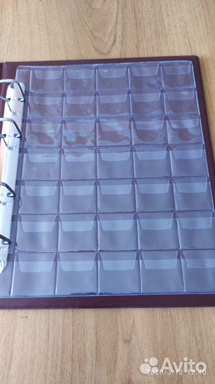 Листы для монет на 12, 24, 35, 48, 70, 88 ячеек