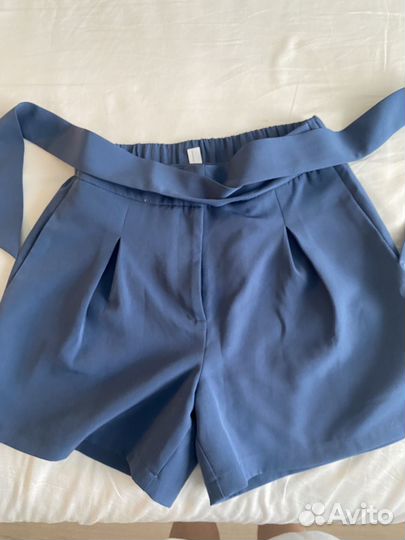 Классические шорты голубые