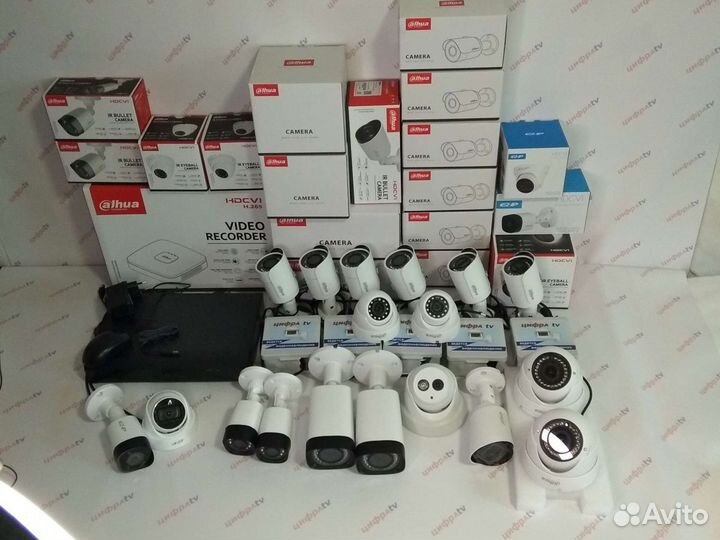 18 Камер IP видеонаблюдения с микрофоном